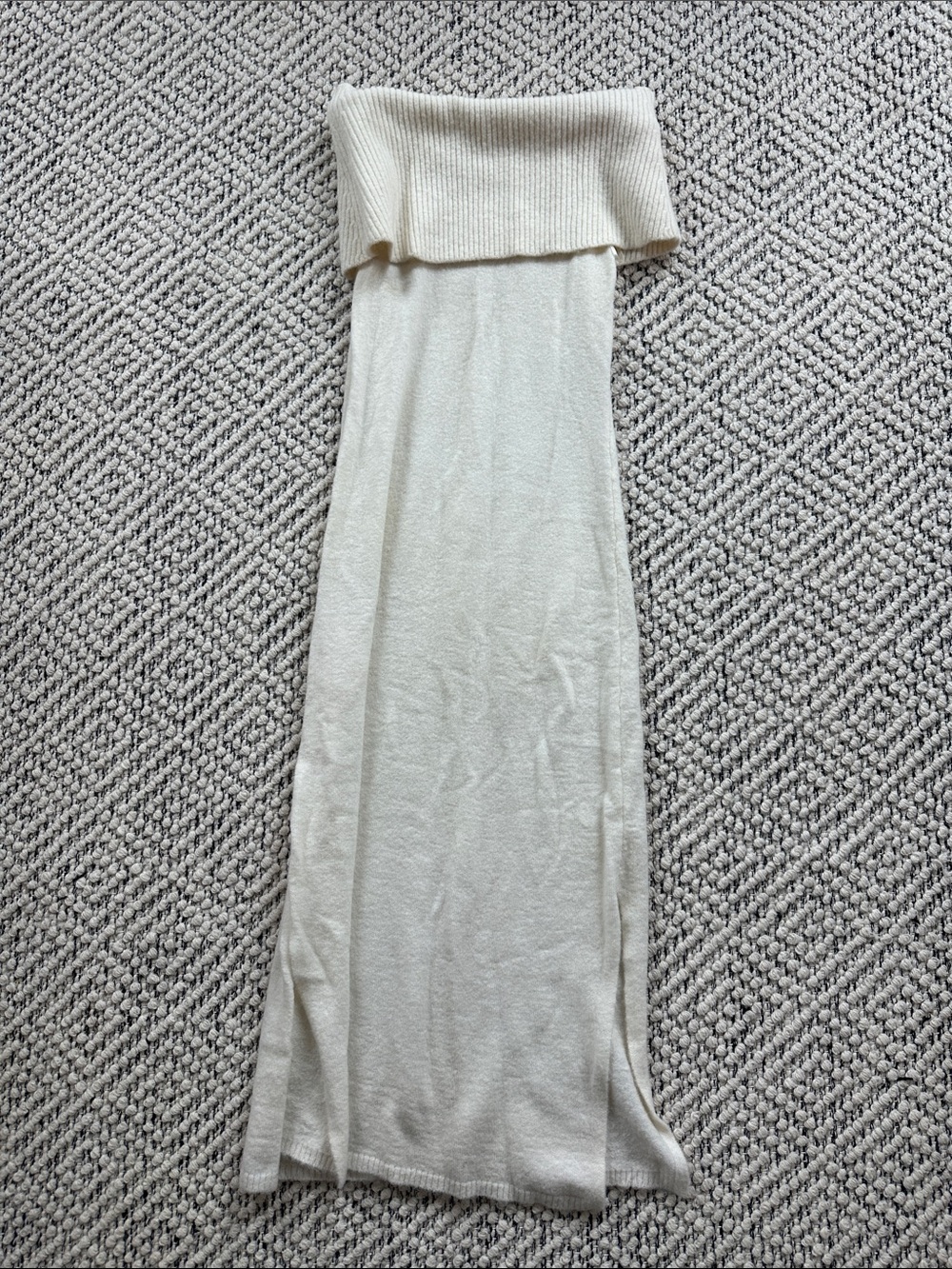 cult gaia Cream Strapless Midi Dress
